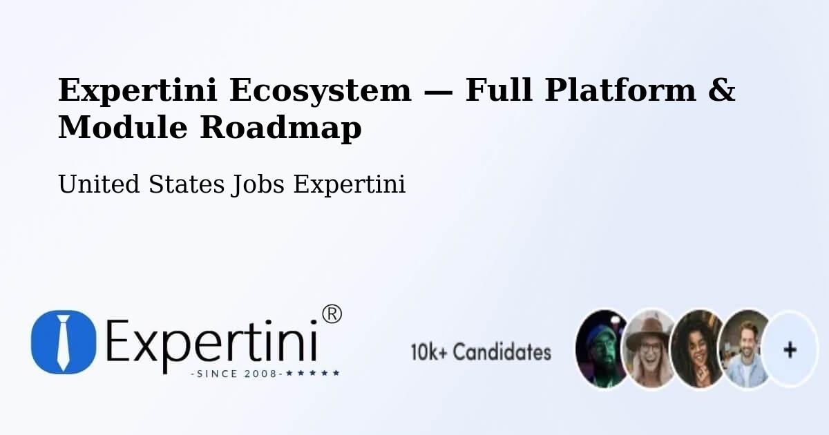 Expertini Ecosystem — Full Platform & Module Roadmap – Byram